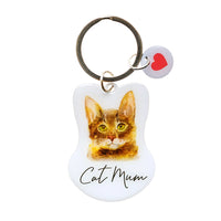 Pet Keyring - Cat Mum