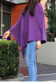 Light Purple - Beautiful Ponchos, cosy and warm for mid session wear or inside cooler areas. Made from 50% wool and 50% Viscose. Great colours that will match all colours.