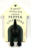 Dog Lead Hooks - For a Spoilt Rotten Dog