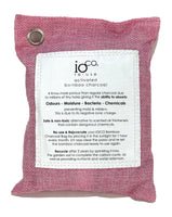 PINK - IOco's Bamboo Charcoal Bags are 4 times more porous than regular charcoal due to millions of tiny holes giving it the ability to absorb * Odours * Moisture * Bacteria * Chemicals to prevent mold & mildew. Say goodbye to those yucky moisture pots that you have to empty monthly or accidentally spill. 