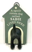 Dog Lead Hooks - For a Spoilt Rotten Dog