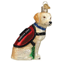 Hand Blown glass - Service Dog