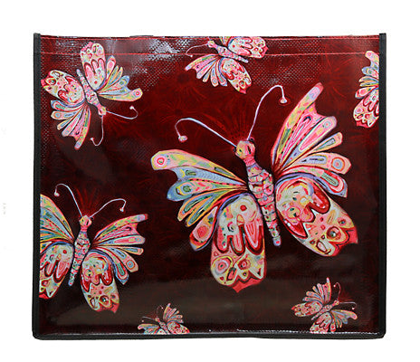 Shopper bag BG130 Red Butterfly 46 x 40 x 18cm