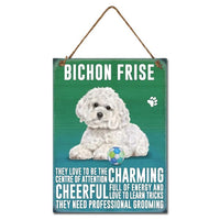 Bright Metal Dog Breed Sign