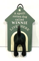 Dog Lead Hooks - For a Spoilt Rotten Dog