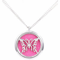 Fragrance Locket Necklace - Owl or Butterfly