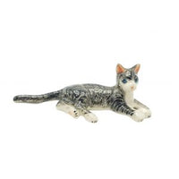 Ceramic Grey Cat - Made in Thailand