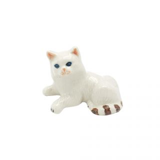Ceramic White Cat - Made in Thailand
