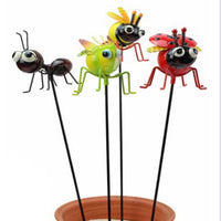 Garden Insects on Stakes - 50cm in height each - sold separately