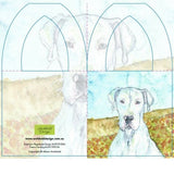 Archbold Design - Wine Bottle Gift Card - Griffin - Great Dane Cross