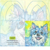 Archbold Design - Wine Bottle Gift Card - Nancho - Dog Chihuahua Cross
