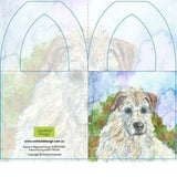 Archbold Design - Wine Bottle Gift Card -  Gypsy - Dog terrier Cross