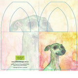 Archbold Design - Wine Bottle Gift Card - Slim Shady - Greyhound cross -  Dog