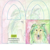 Archbold Design - Wine Bottle Gift Card -  Harley - Collie 