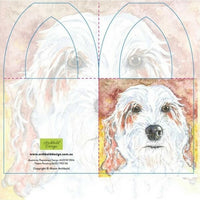 Archbold Design - Wine Bottle Gift Card - Daisy - Dog Terrier Cross