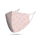 Daisy Mask - Reusable Masks are designed to prevent the transmission of airborne particles up to 2.5 microns with their thoughtful blend of fabric technology and disposable filters. 