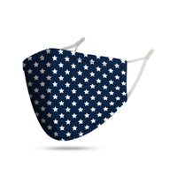 Star Mask - Reusable Masks are designed to prevent the transmission of airborne particles up to 2.5 microns with their thoughtful blend of fabric technology and disposable filters. 