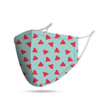 Watermelon Mask - Reusable Masks are designed to prevent the transmission of airborne particles up to 2.5 microns with their thoughtful blend of fabric technology and disposable filters. 