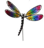 Dragonfly metal garden stake 60cm in height