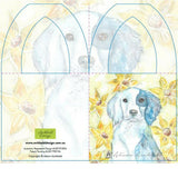 Archbold Design - Wine Bottle Gift Card - Bambi - Dog - Spaniel Cross