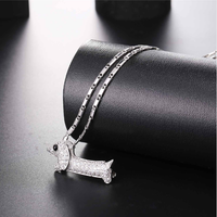 Dachshund Pendant Necklace